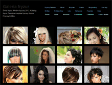 Tablet Screenshot of galeria-fryzur.s-media.com.pl